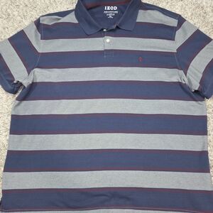 Izod Advantage Performance Stretch Polo Shirt Men's Size XXL Multicolor Golf Spo